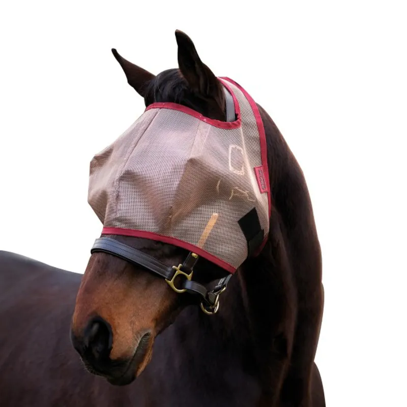 Horseware Amigo Mio Fly Mask - Bronze/Red